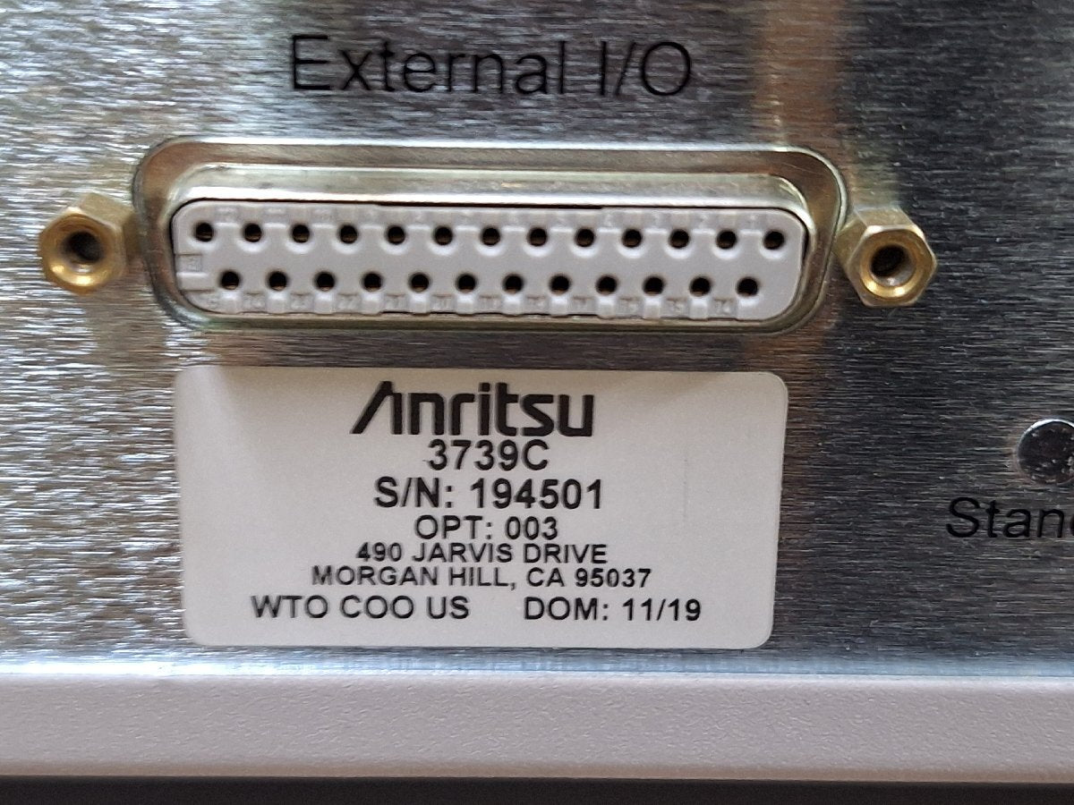 Anritsu MS4644B Vector Network Analyzer 40GHz Opt. 007 082 002 070 013 3739C [v1249199211]
