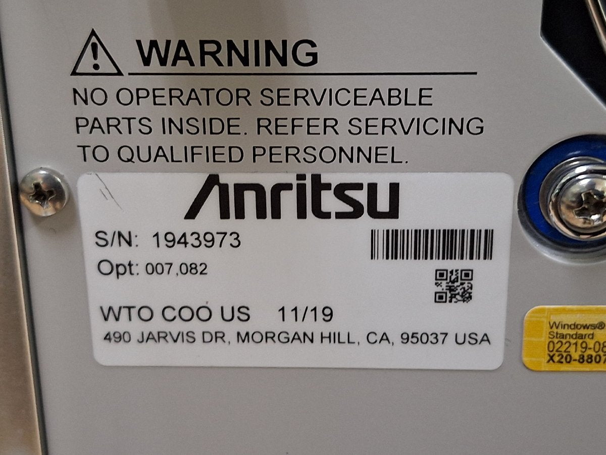 Anritsu MS4644B Vector Network Analyzer 40GHz Opt. 007 082 002 070 013 3739C [v1249199211]