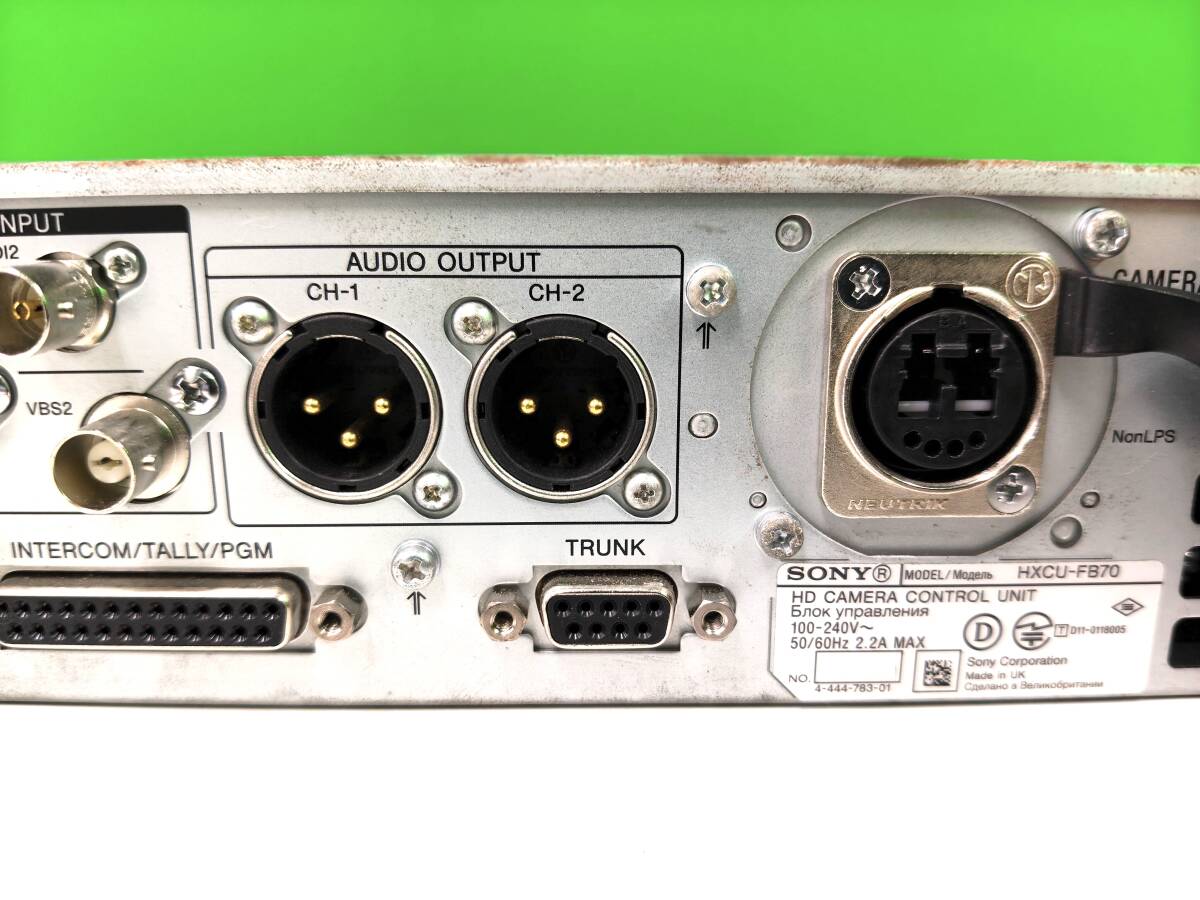 Sony HXCU-FB70 CA-FB70 Camera Control Unit with Neutrik Fiber Composite Cable CCFN-25 25m Set [d1249209741]