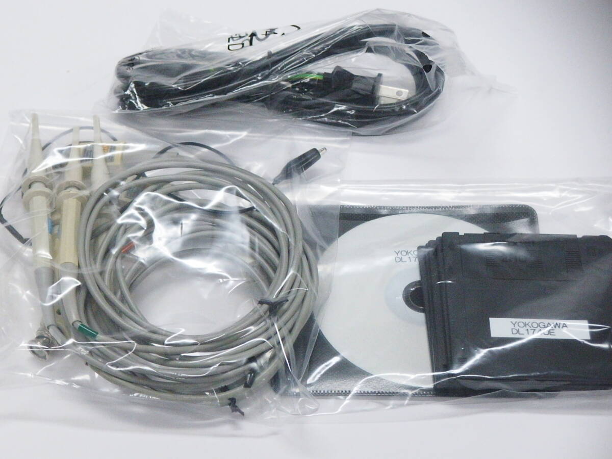 Yokogawa DL1740E Oscilloscope 500MHz 4ch with 2 FET Probes 5 Floppy Disks CD Manual [d1249330292]