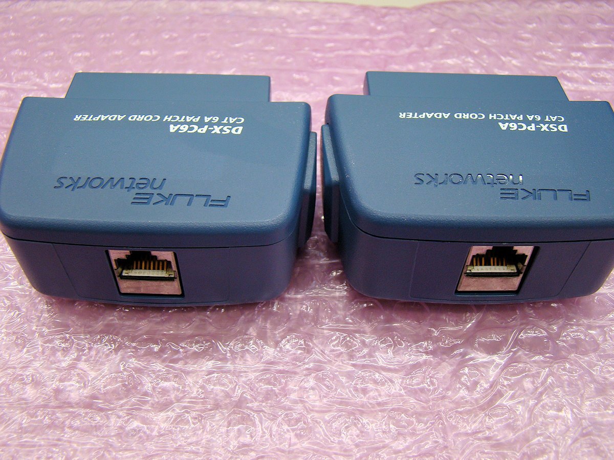 Fluke DSX-PC6AS Patch Cord Test Adapter for CAT6A 12 pcs [v1249332085]