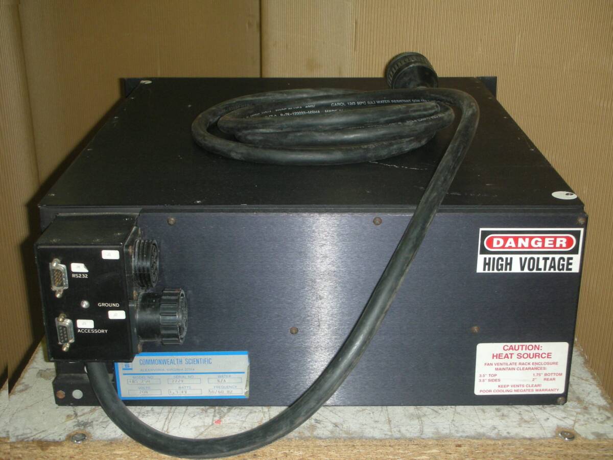 Commonwealth Scientific IBS-250 Ion Beam Power Supply [v1249588477]