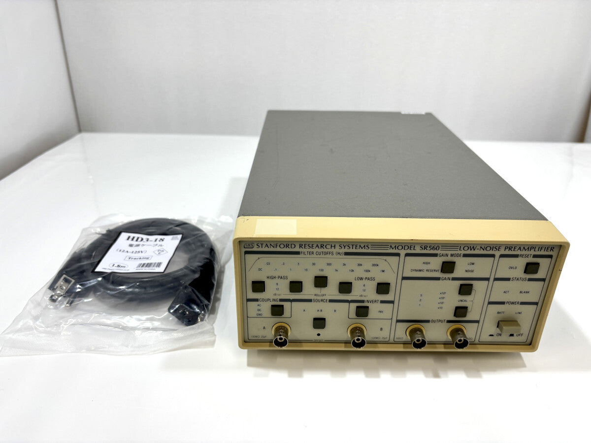 Stanford Research SR560 Low Noise Voltage Preamplifier DC-1MHz [f1249800991]