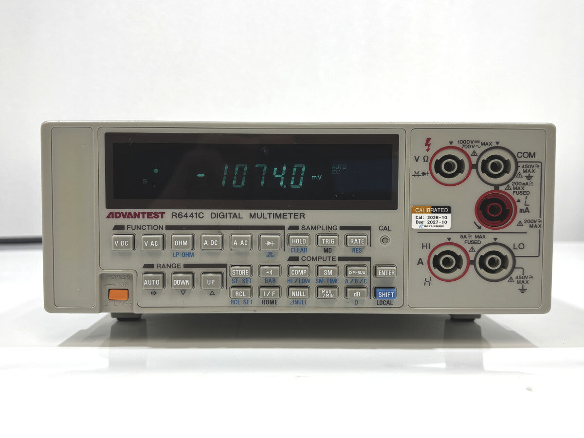 Advantest R6441C Digital Multimeter with Calibration Certificate [x1249809711]