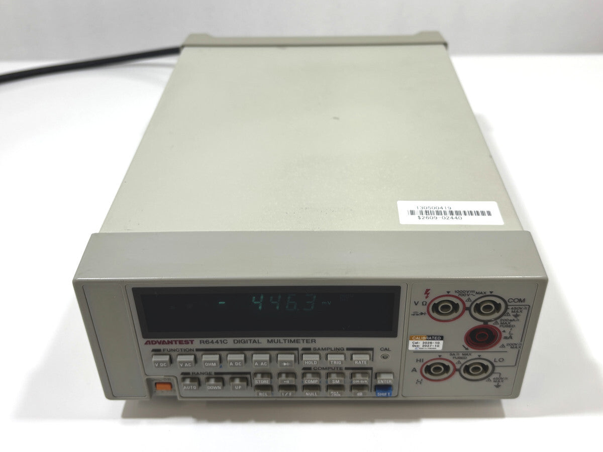 Advantest R6441C Digital Multimeter with Calibration Certificate [x1249809711]