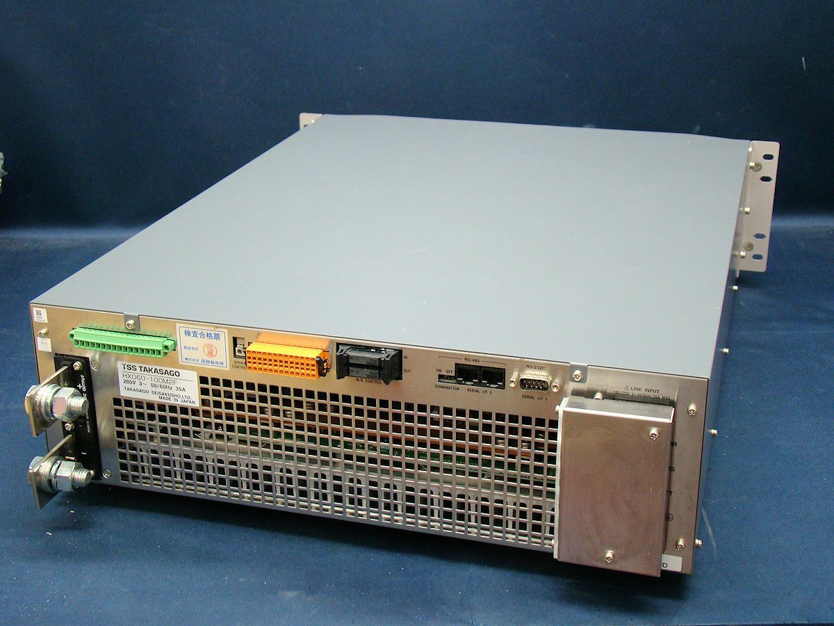 TAKASAGO HX060-100M2F DC Power Supply Switching Type 60V 100A 6kW [r1249834219]