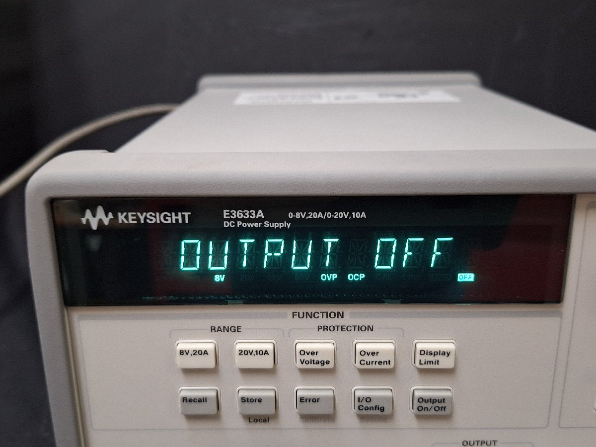 Keysight E3633A DC Power Supply 200W 0-8V 20A 0-20V 10A [c1249966603]