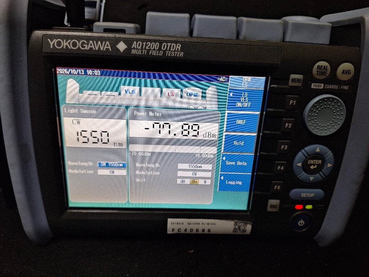 Yokogawa AQ1200A OTDR Tester AQ1200A-HJ-M-USC/SLT/VLS [j1249972206]