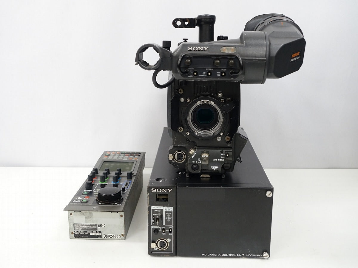 SONY HDC-1500 HD Studio Camera with HDVF-20A HDCU1500 RCP-751 [u1249969688]