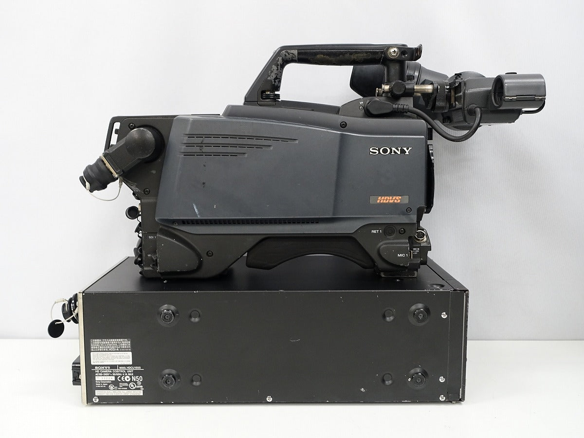 SONY HDC-1500 HD Studio Camera with HDVF-20A HDCU1500 RCP-751 [u1249969688]