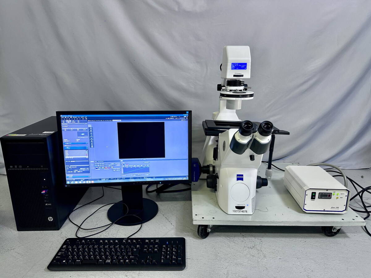 Zeiss Axio Observer 5 Inverted Microscope with Axiocam 506 mono ZEN 2.3 Pro HBO100 PC Dongle [s1250224141]