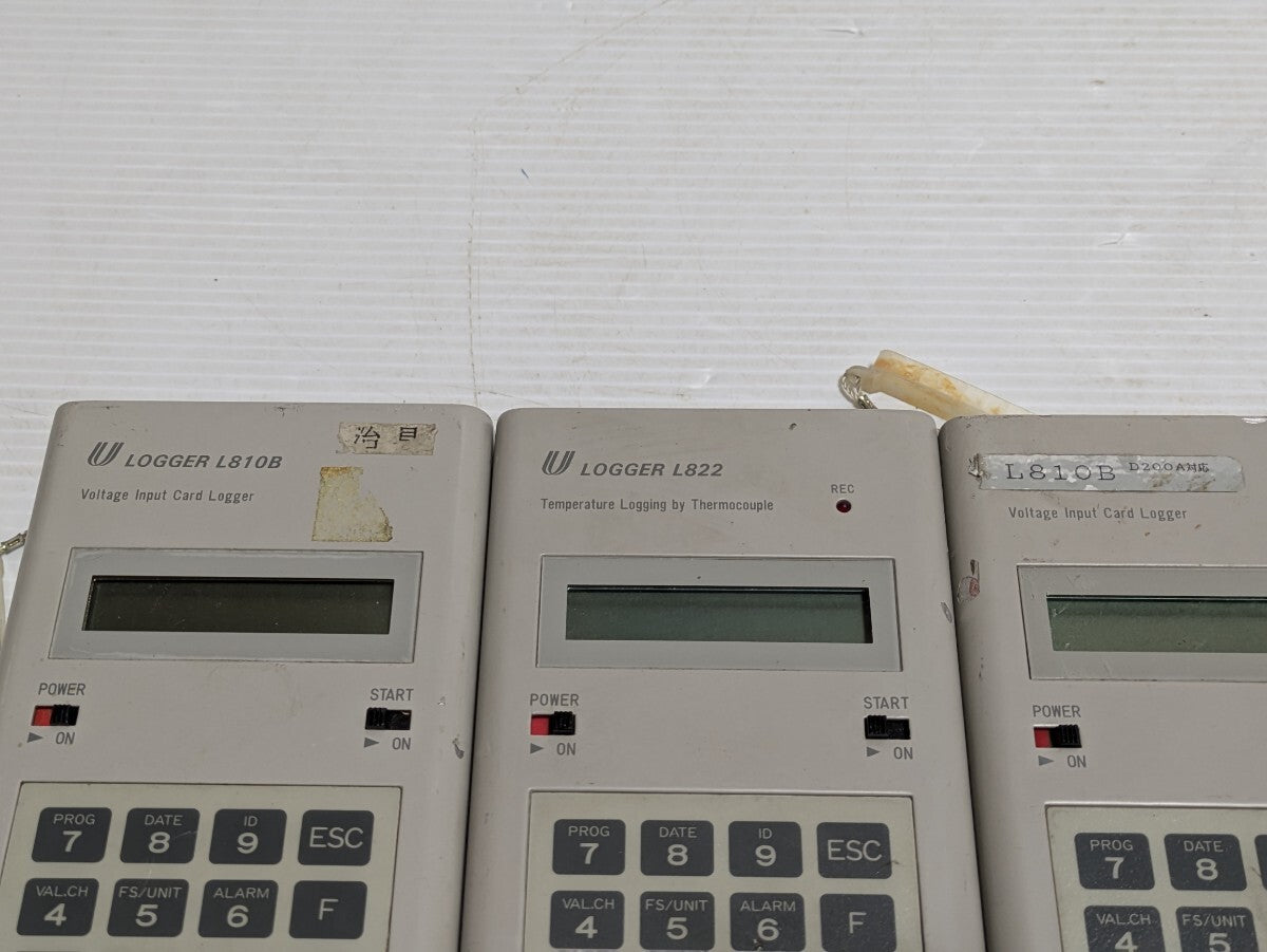 Unipulse L810B Thermocouple Temperature Logger Set of 3 [f1147983783]