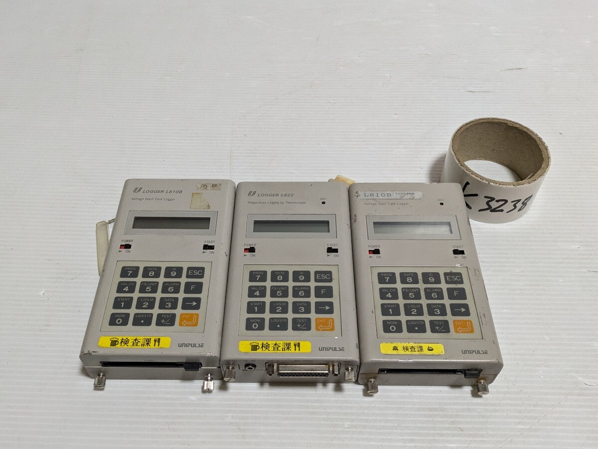 Unipulse L810B Thermocouple Temperature Logger Set of 3 [f1147983783]