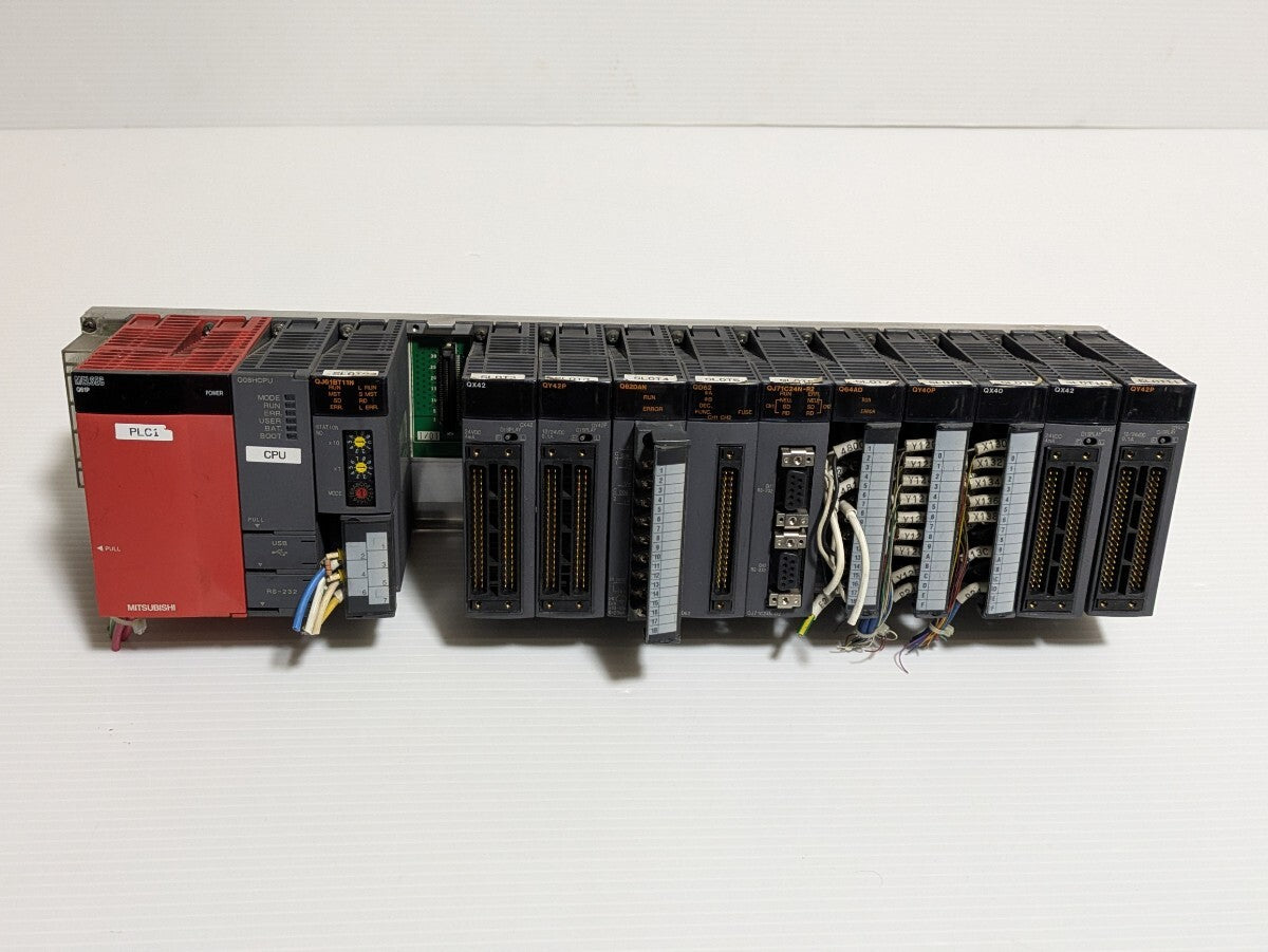 Mitsubishi Electric Q61P QJ61BT11N Q06HCPU QX42 QY42P Q62DAN QD62 13 pcs [x1205307276]
