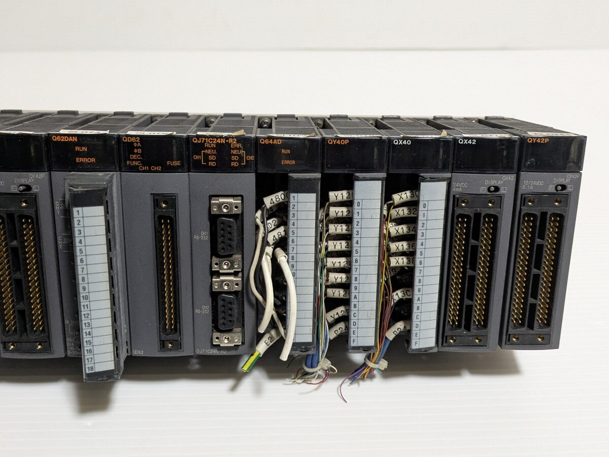 Mitsubishi Electric Q61P QJ61BT11N Q06HCPU QX42 QY42P Q62DAN QD62 13 pcs [x1205307276]