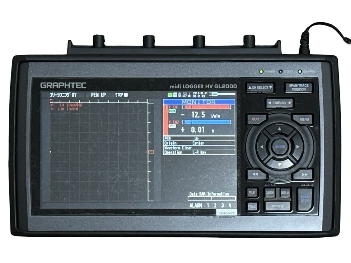 Graphtec GL2000 Data Logger Measuring Instrument [b1206701994]