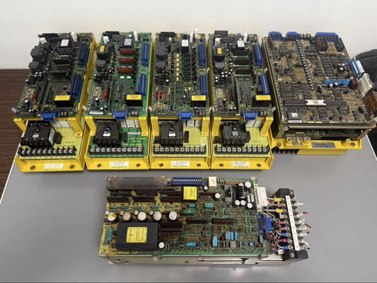 FANUC A06B-6058-H006 X4 Servo Amplifier A06B-6052-H004 A06B-6047-H002 [j1208420619]