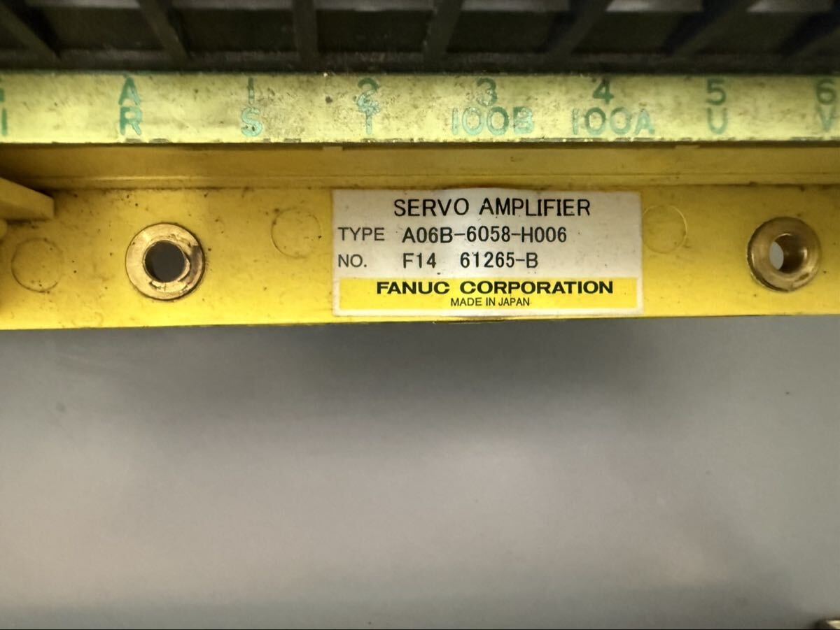 FANUC A06B-6058-H006 X4 Servo Amplifier A06B-6052-H004 A06B-6047-H002 [j1208420619]