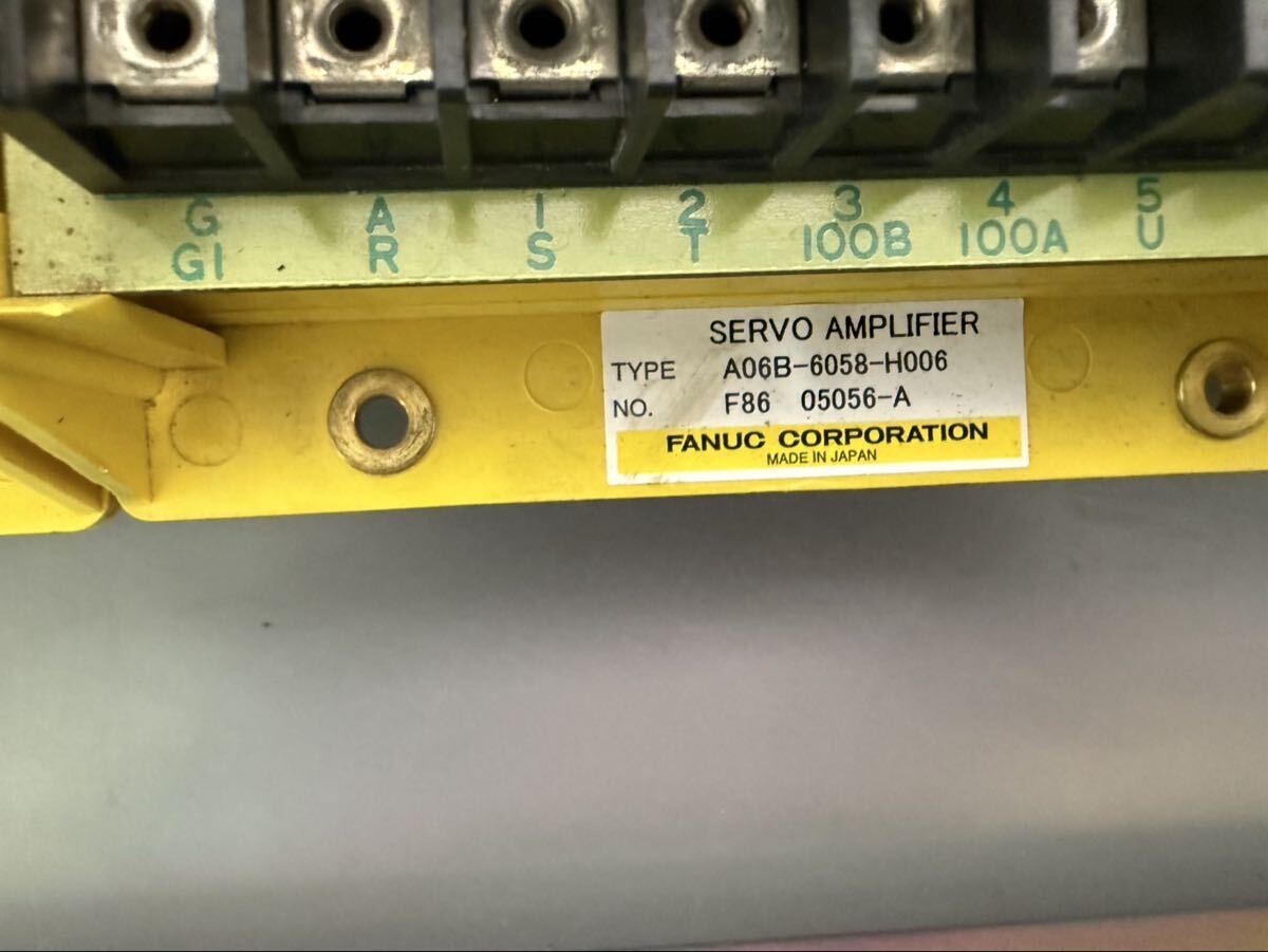 FANUC A06B-6058-H006 X4 Servo Amplifier A06B-6052-H004 A06B-6047-H002 [j1208420619]
