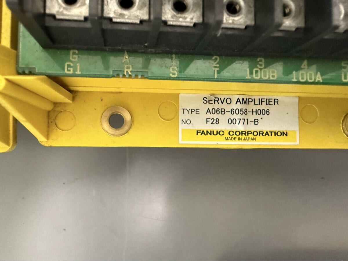 FANUC A06B-6058-H006 X4 Servo Amplifier A06B-6052-H004 A06B-6047-H002 [j1208420619]