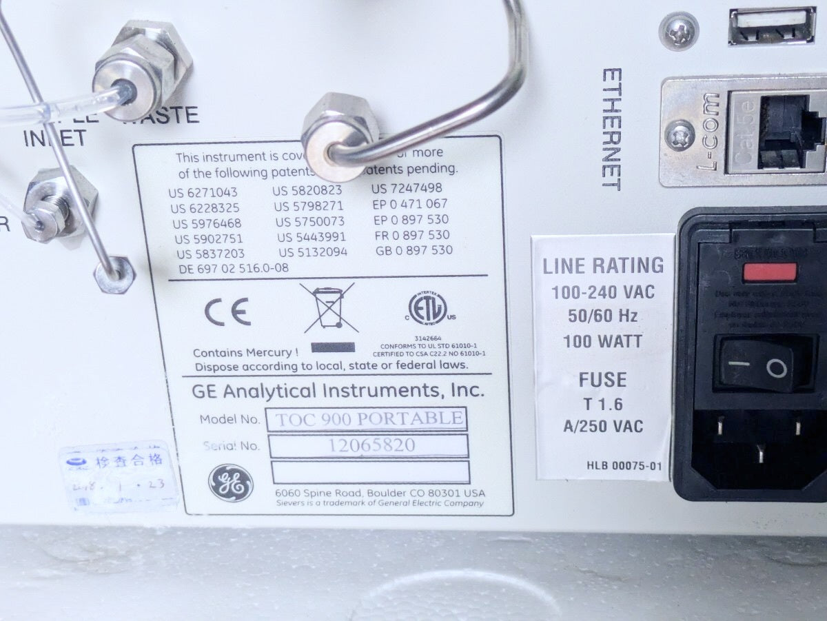 GE Sievers 900 Portable TOC Total Organic Carbon Analyzer [b1228337032]
