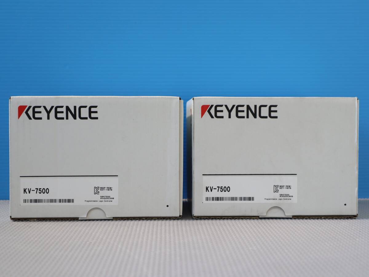 Keyence KV-7500 CPU Unit PLC Controller 2 Units Set [c1233548490]