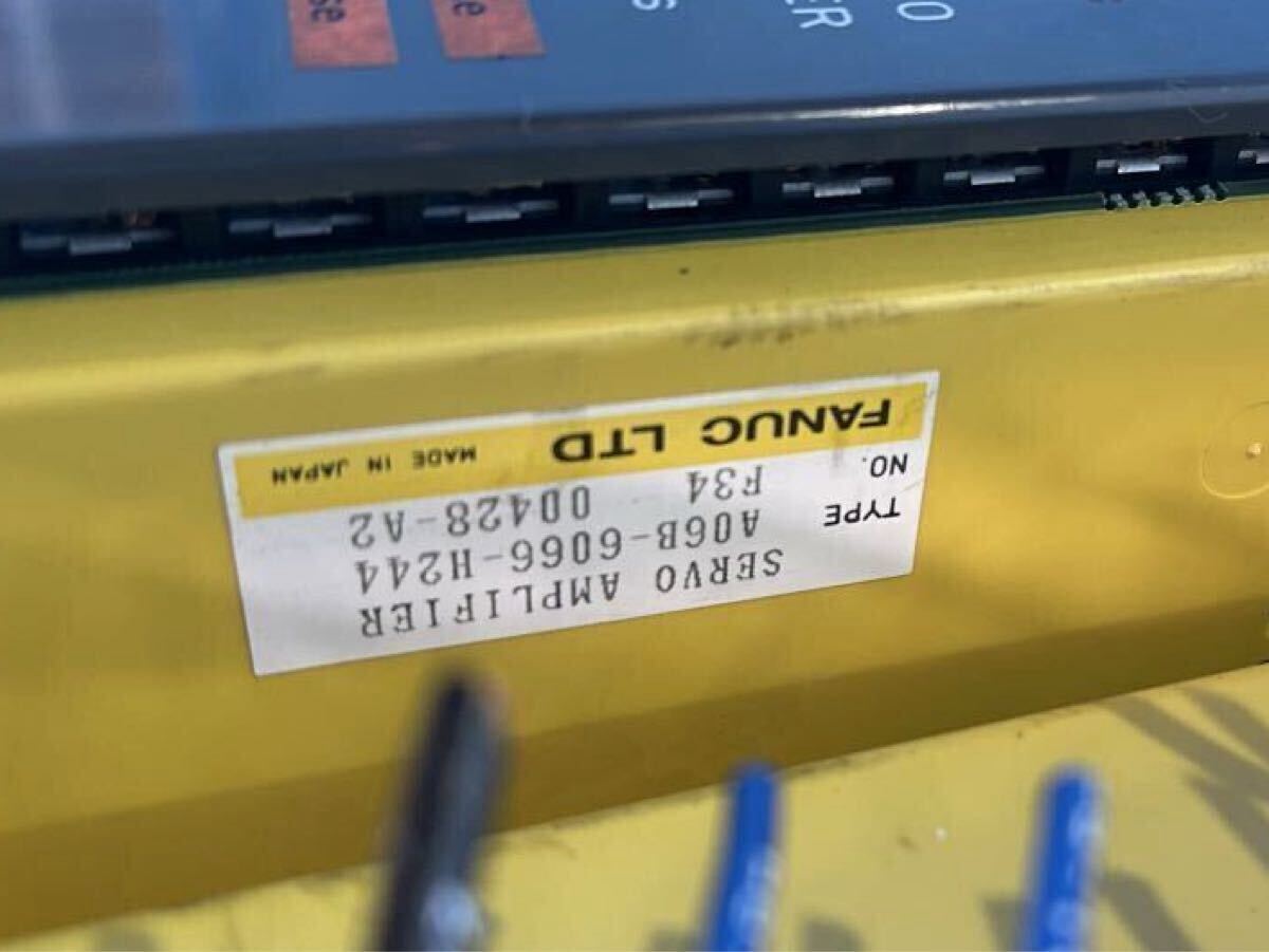 FANUC A06B-6066-H244 Electronic Parts 12 pcs (for parts or not working) [m1233761751]