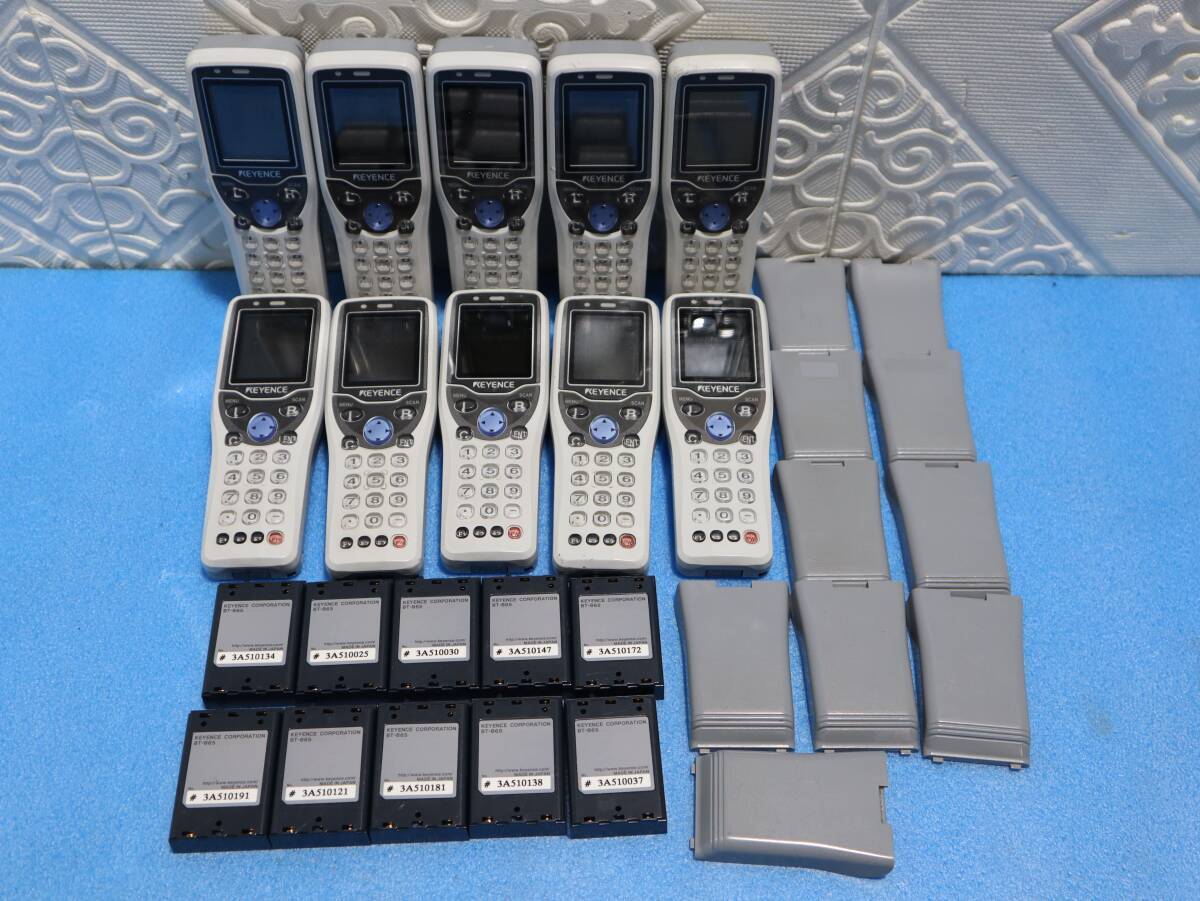 Keyence BT-600 Handheld Terminal Set of 10 with Batteries [s1233797721]