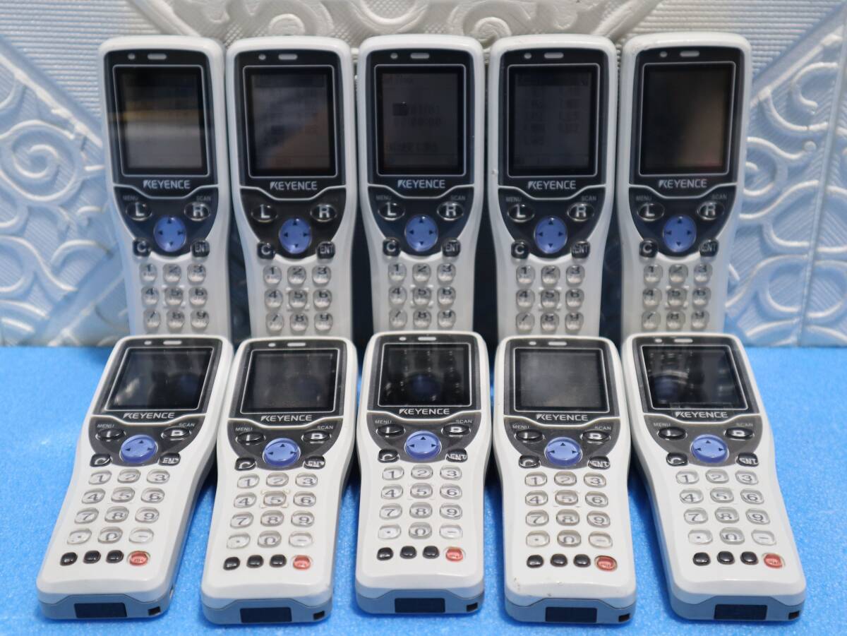 Keyence BT-600 Handheld Terminal Set of 10 with Batteries [s1233797721]