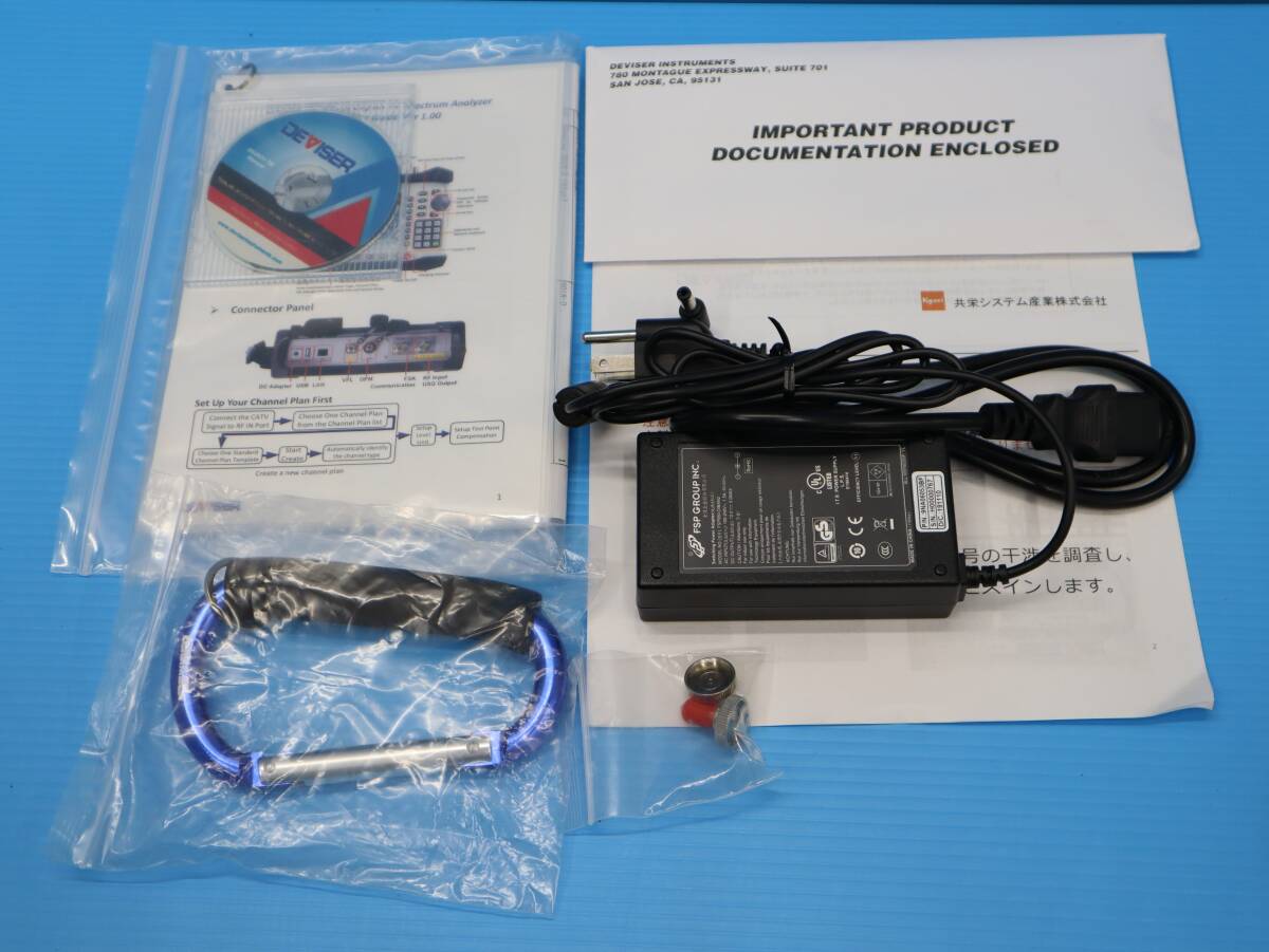 DEVISER DS2831-C TV Spectrum Analyzer CATV RF Digital BS CS DOCSIS3.1 with Case Adapter CD [w1241070941]