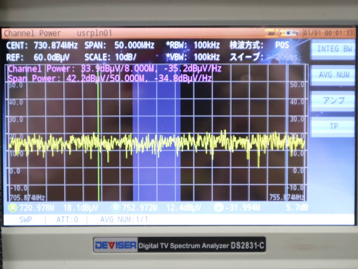 DEVISER DS2831-C TV Spectrum Analyzer CATV RF Digital BS CS DOCSIS3.1 with Case Adapter CD [w1241070941]