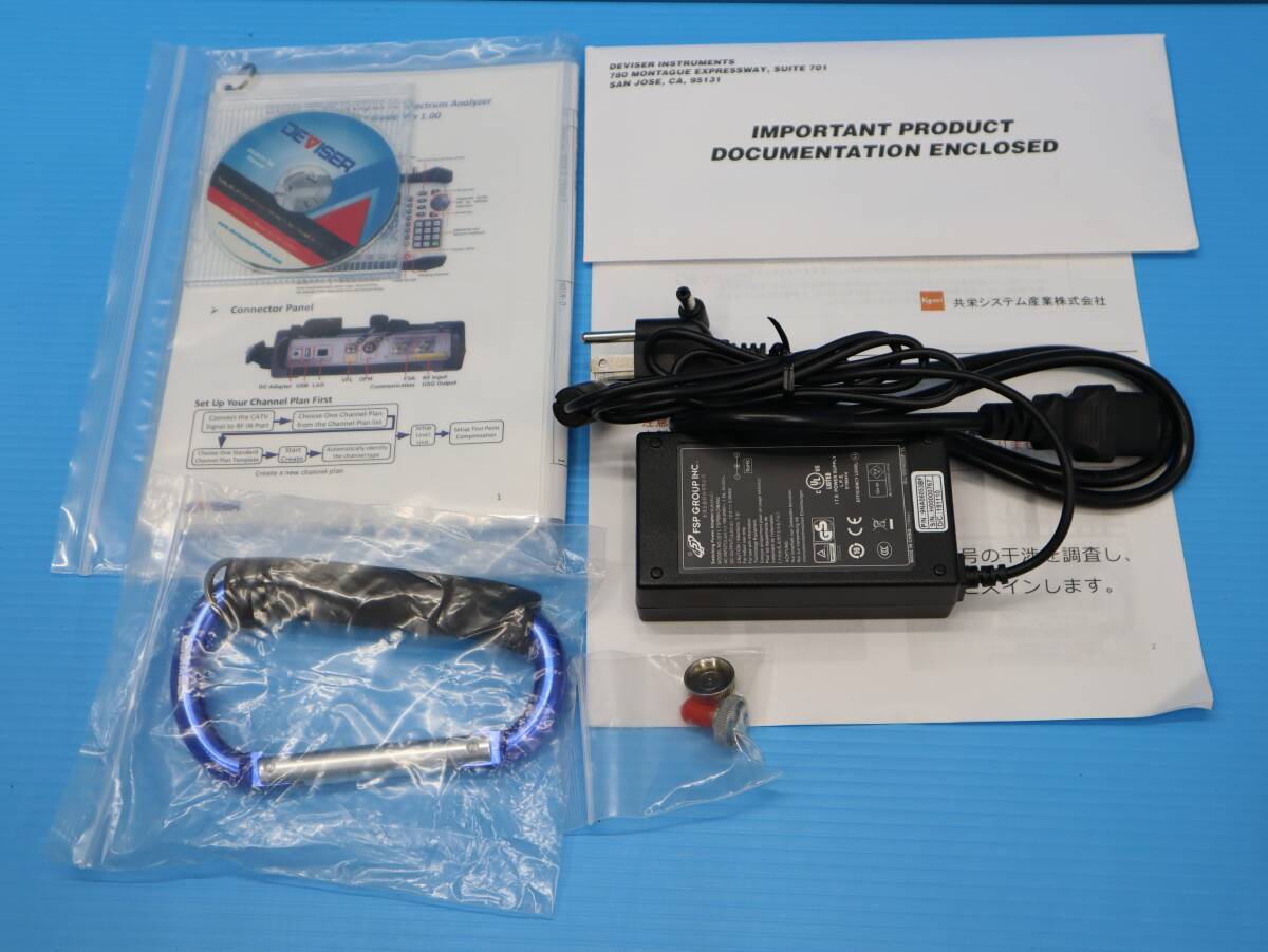 DEVISER DS2831-C TV Spectrum Analyzer CATV RF Digital BS CS DOCSIS3.1 with Case Adapter CD [p1245310431]