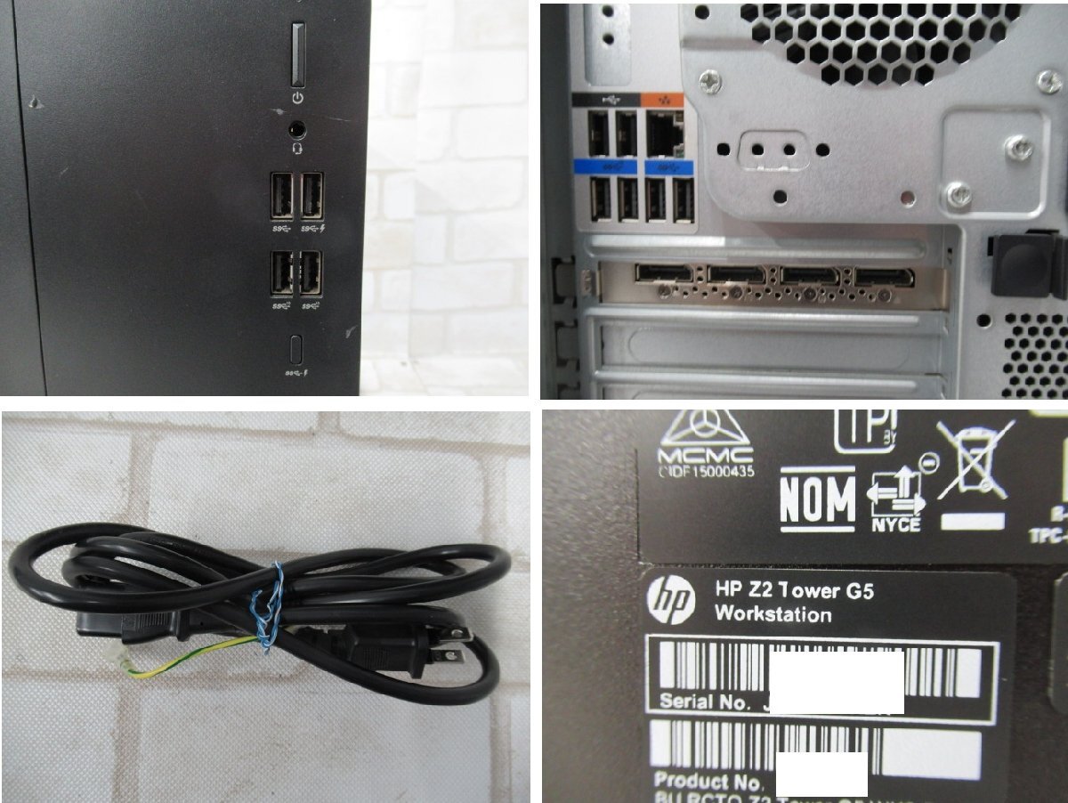 HP Z2 Tower G5 Workstation Xeon W-1270 32GB HDD 500GB SSD 512GB NVIDIA Quadro P2200 [f1183284257]