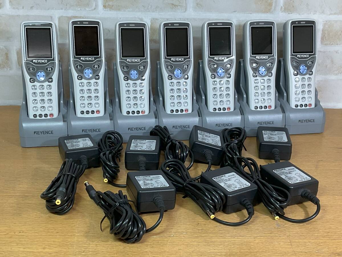 Keyence BT-600 Handheld Terminal 7 Units with Chargers [q1243278785]