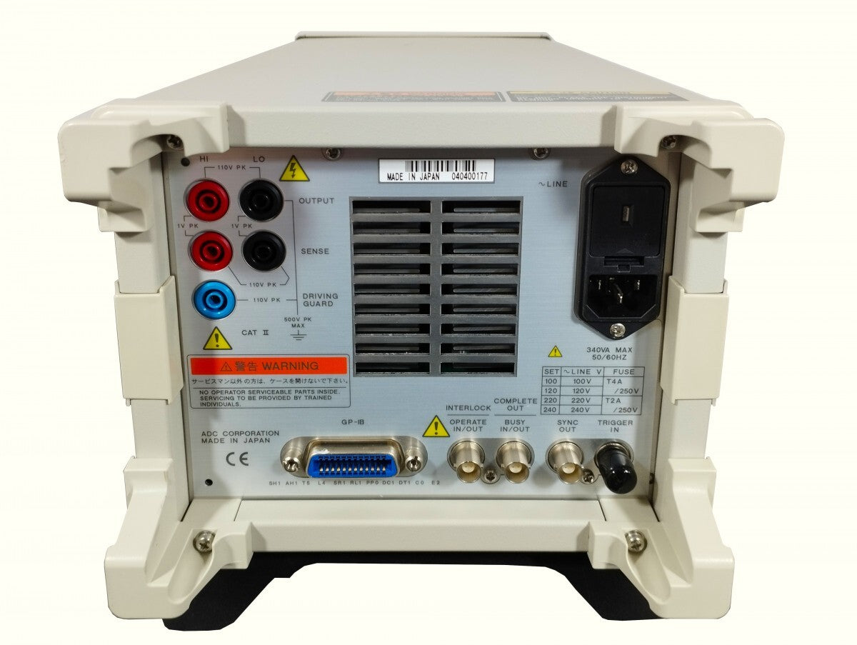 ADCMT 6243 DC Voltage and Current Source Monitor ±110V ±2A [n1177427797]