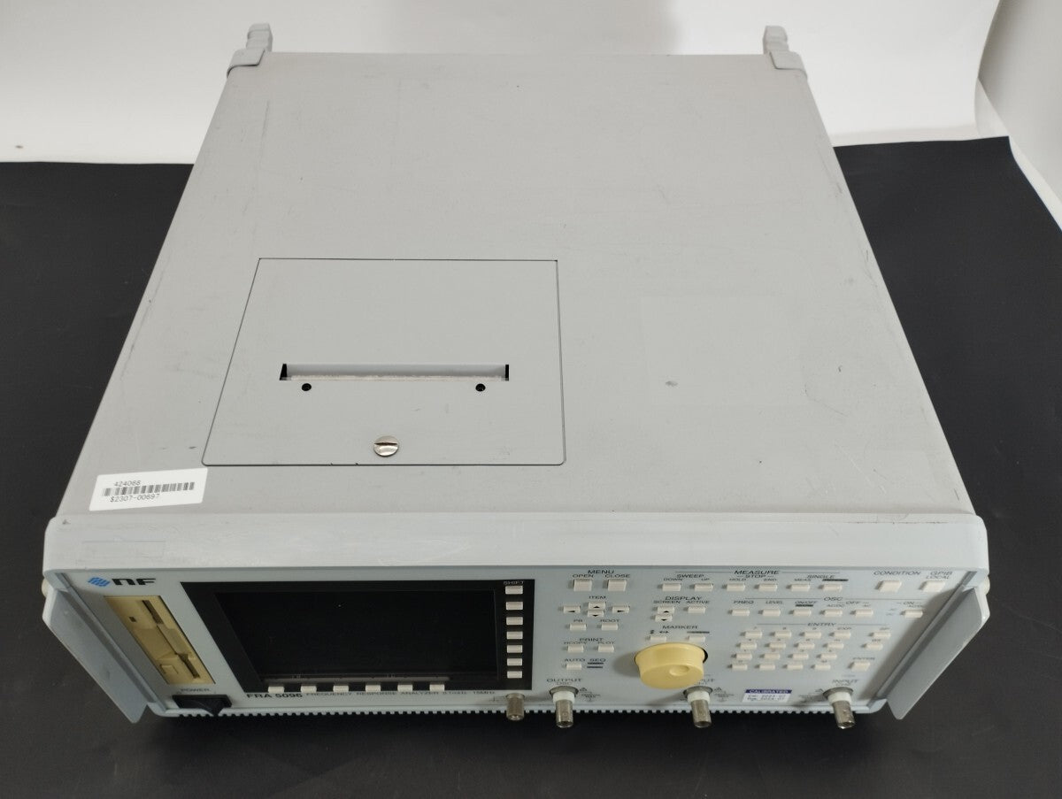 NF FRA5096 Frequency Characteristic Analyzer with Calibration Test Report [t1180112280]
