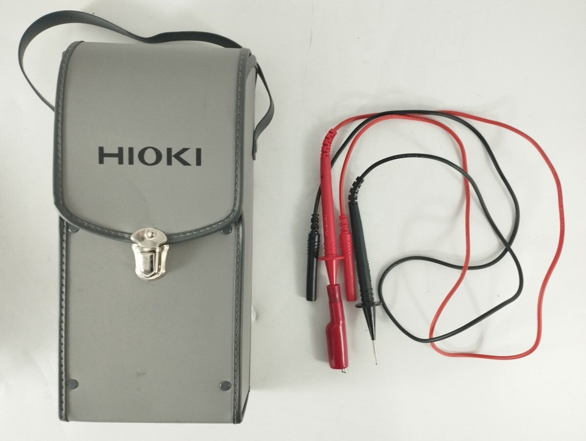 Hioki 3156A Leak Current Tester with Calibration Test Report - 4 Test Leads [e1186299100]