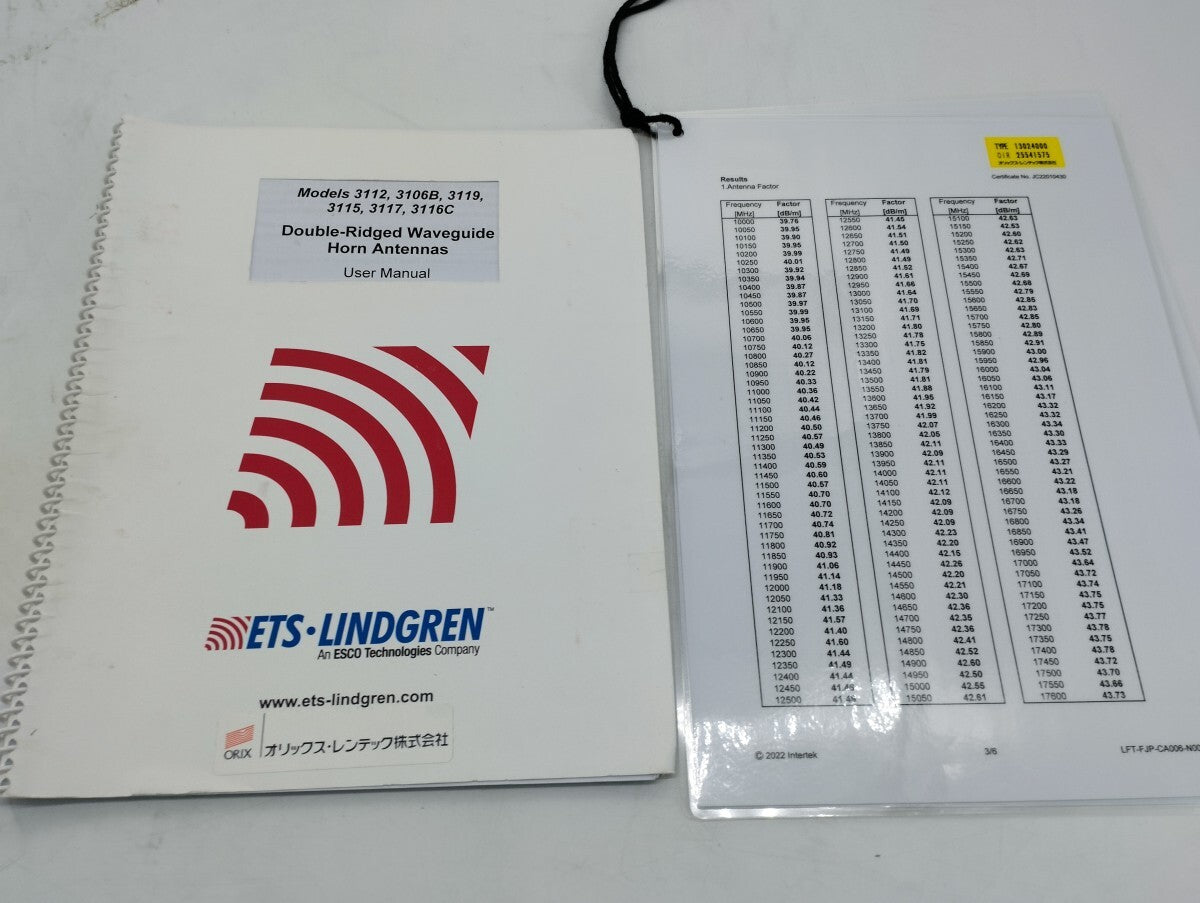 ETS-Lindgren 3116C Antenna [k1186291333]