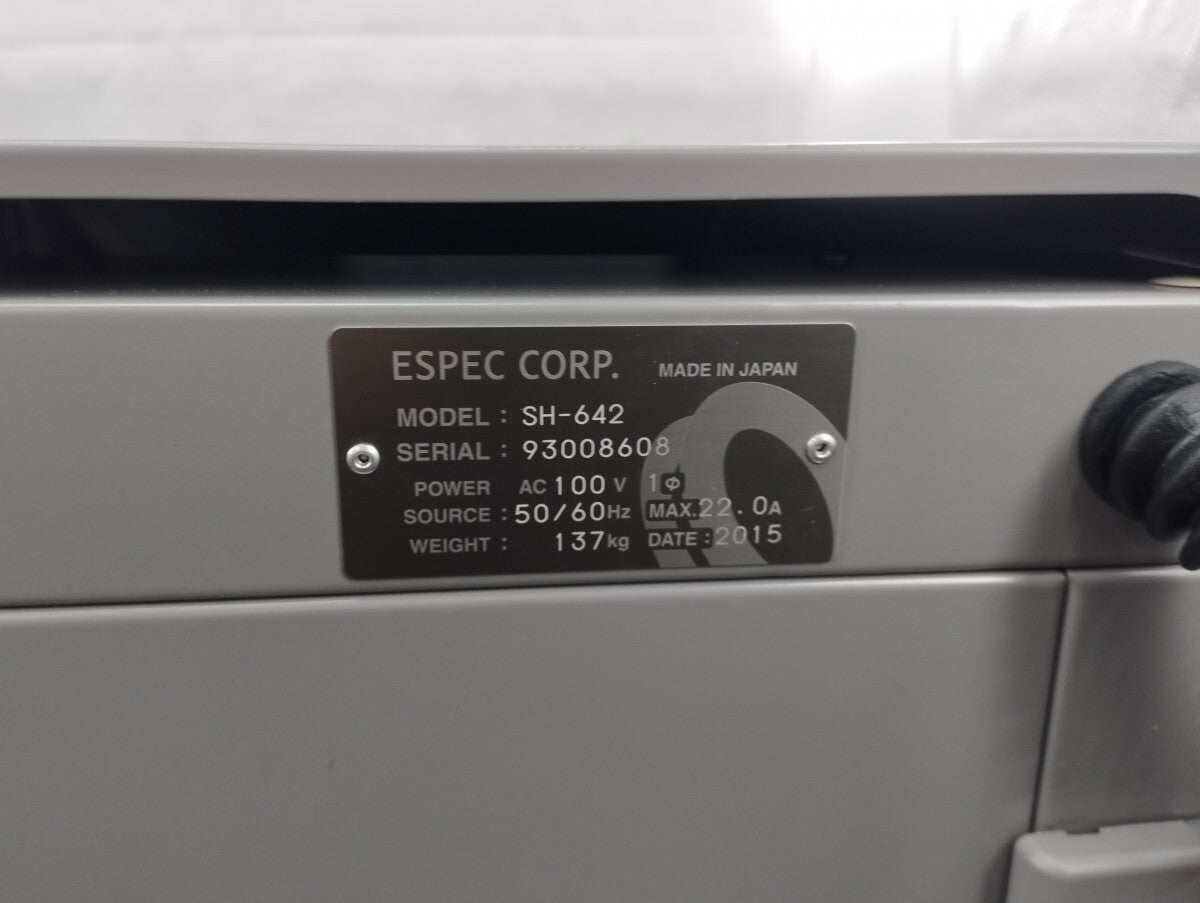 ESPEC SH-642 Tabletop Constant Temperature and Humidity Chamber -40 to +150℃ [n1191637472]