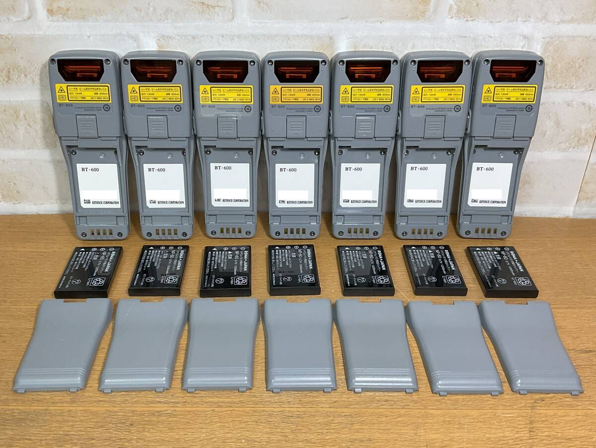 Keyence BT-600 Handheld Terminal 7 Units with Chargers [q1243278785]