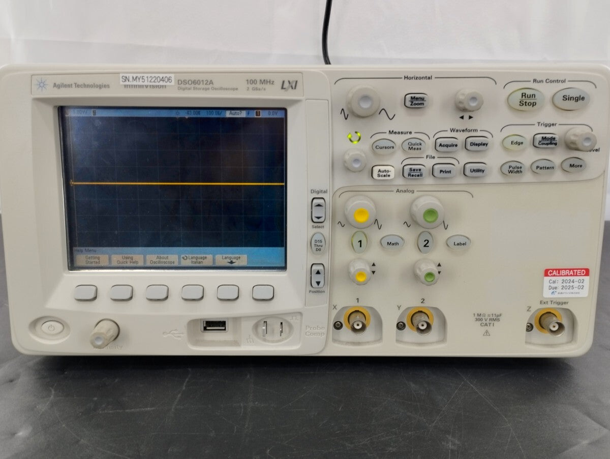 Keysight DSO6012A Digital Storage Oscilloscope 100MHz 2 Channels [o1245870556]