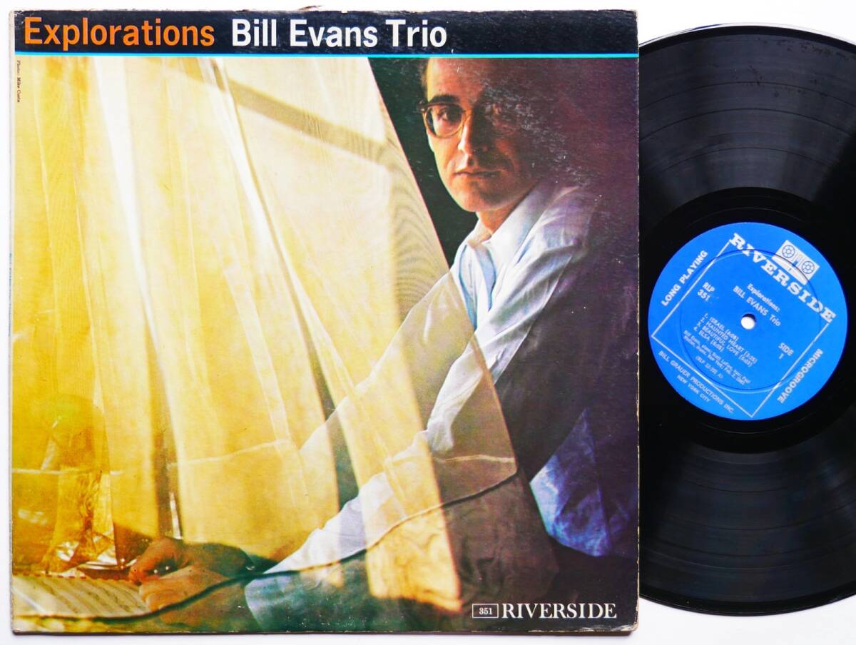 Bill Evans Explorations LP RIVERSIDE RLP 351 US 1961 DG MONO Scott La Faro [o1216824417]