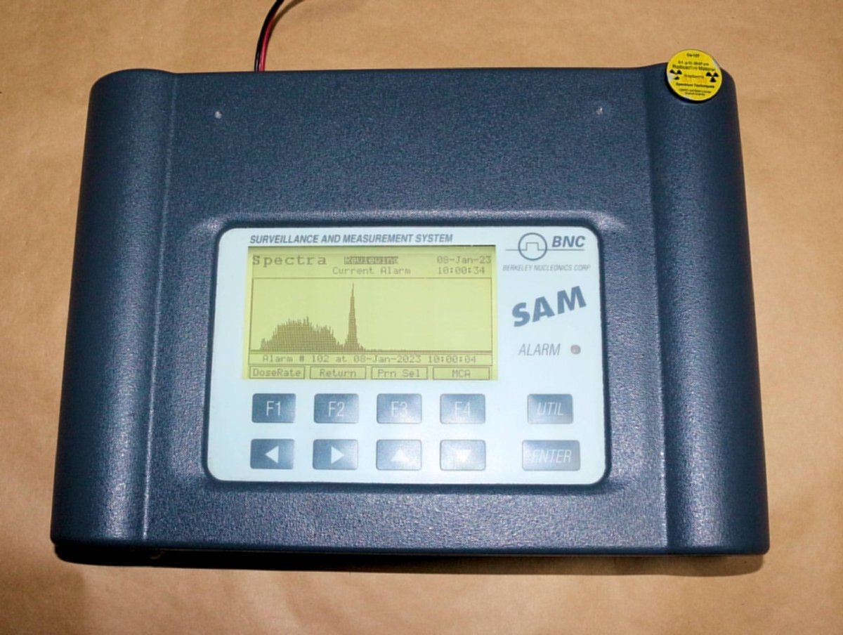SAM-935 Multichannel Analyzer with 1.5in NaI(Tl) Detector [m1240156864]