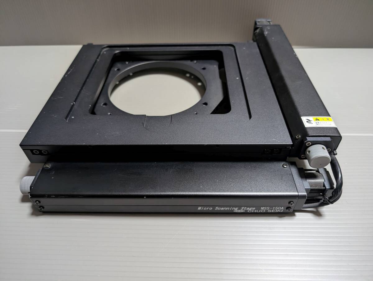 Chuo Seiki MSS-150A Micro Scanning Stage for Nikon Olympus Microscopes [n1245534618]