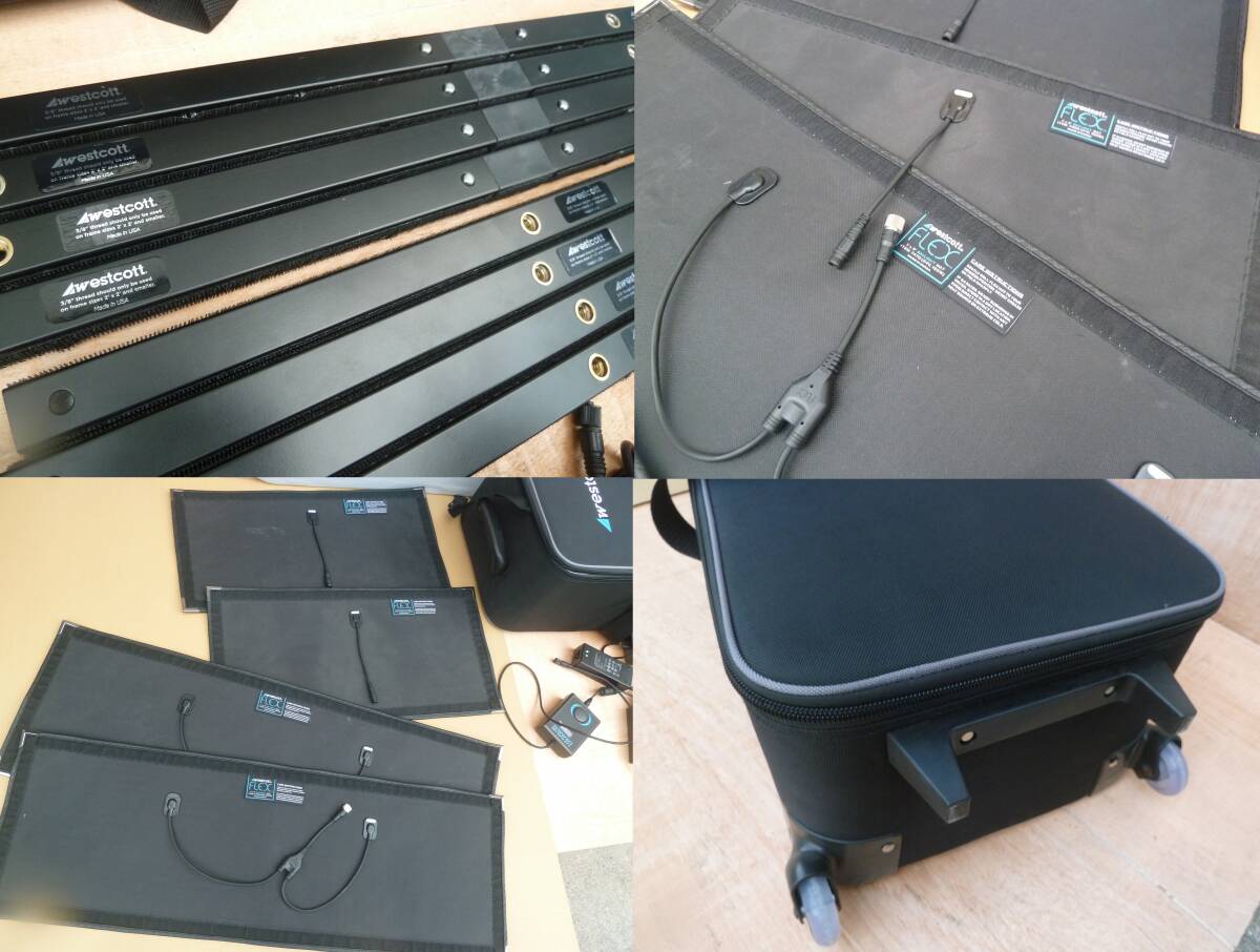 Westcott Flex Daylight Mat LED Light Set 1x2 1x3 with Dimmer (for parts or not working) [g1233642882]