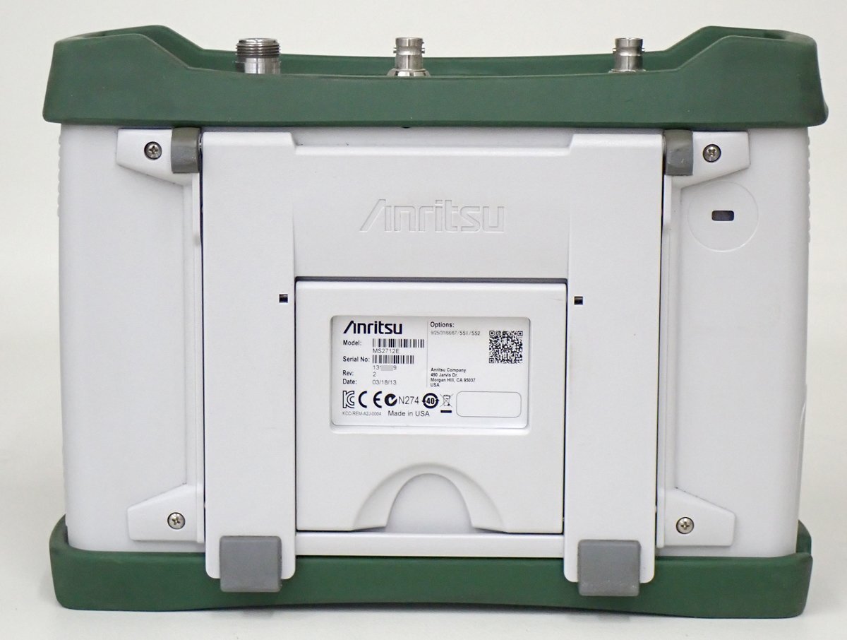 Anritsu MS2712E Spectrum Analyzer with Options 9 25 31 66 67 551 552 [p1244510029]