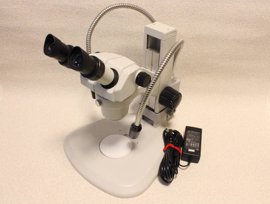 Nikon SMZ445 Stereo Microscope Eyepiece 10x/20 10x/21 Hayashi Repik Twin Arm LED Lighting HDA-TW3B Plain Stand C-PS [k1216320989]