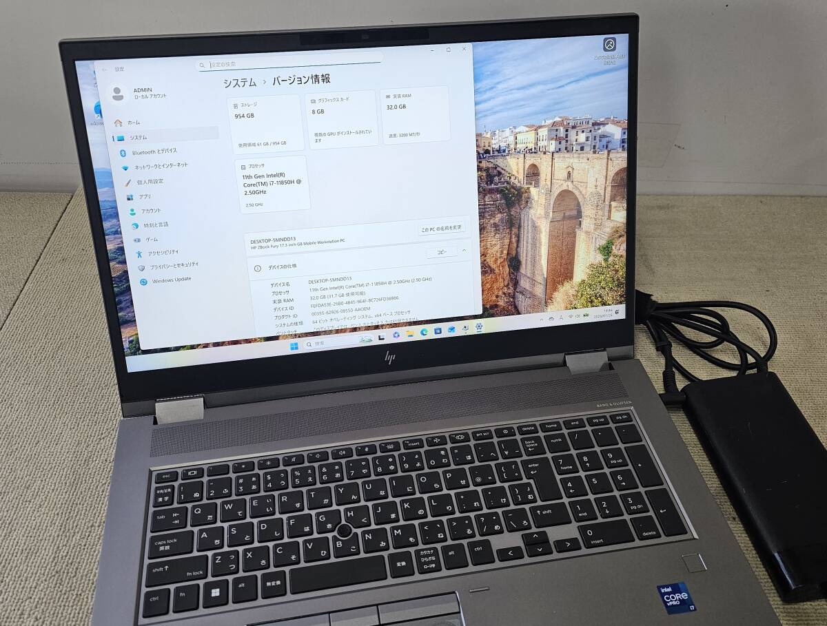 HP ZBook Fury G8 Mobile Workstation Core i7-11850H 32GB 1TB NVMe RTX A4000 Windows 11 Pro [r1217339177]