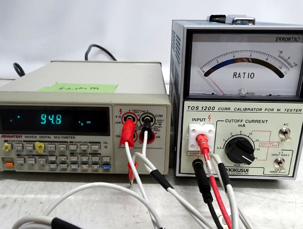 Kikusui TOS1200 Current Calibrator for W. Tester (as-is) [j1248692901]