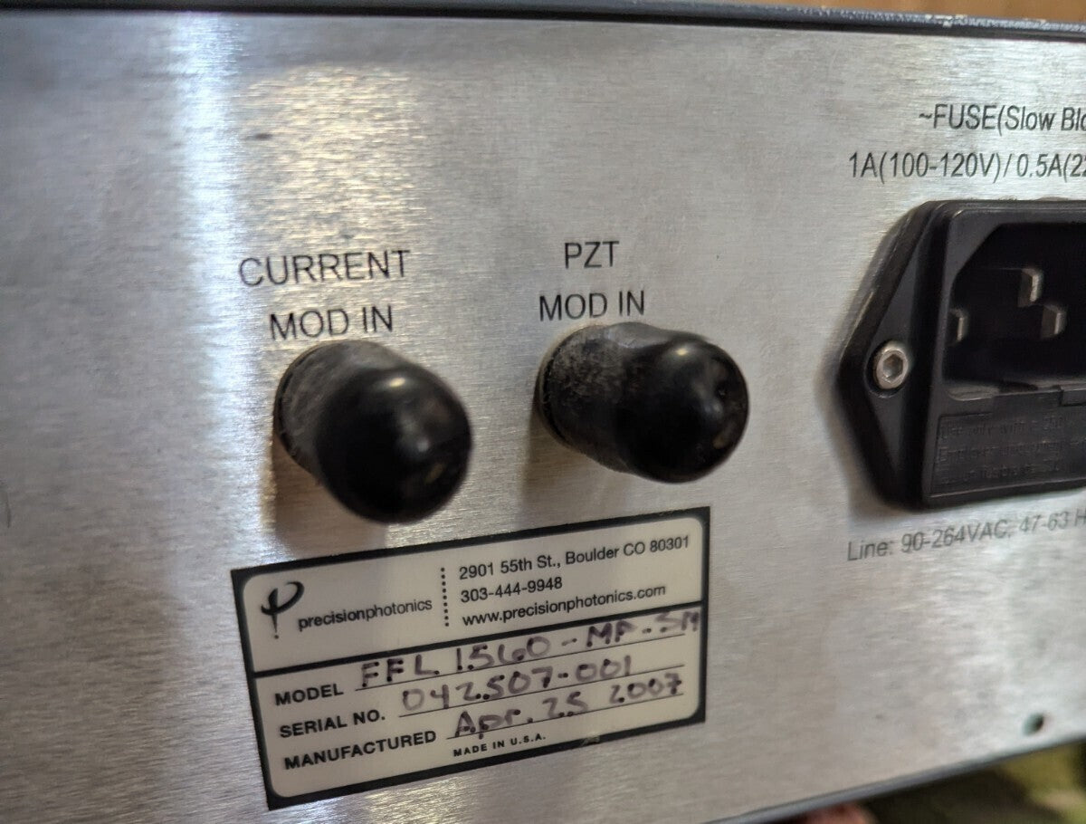 Precision Photonics FFL1560-MP-SM Femtosecond Fiber Laser (for parts) [c1235079870]